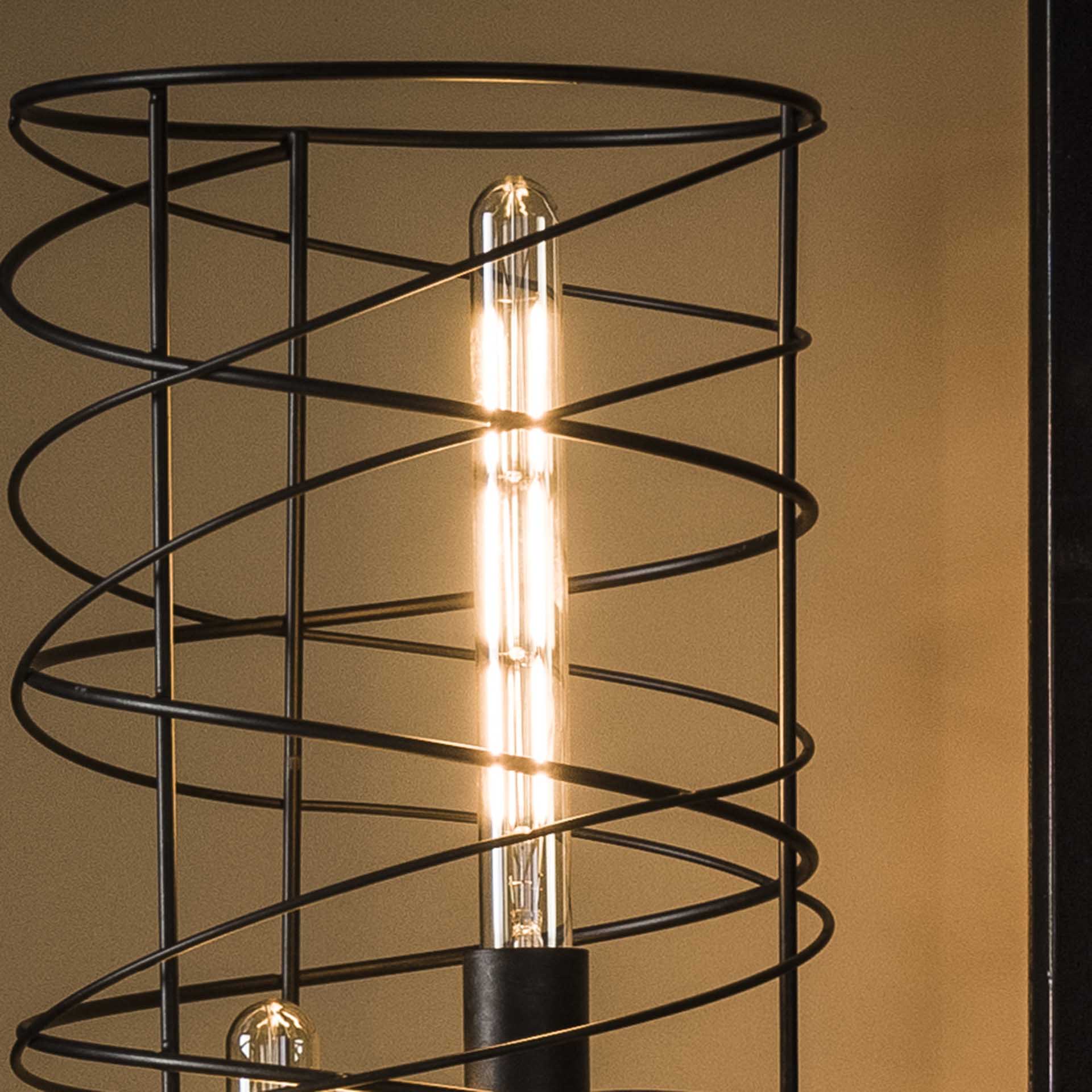 Ampoule tube 30 cm ambré LED filament lumière chaude (E27)