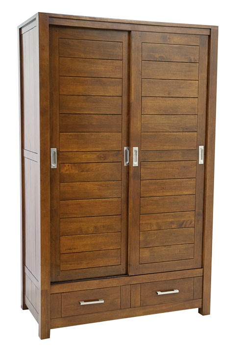 Armoire hévéa moderne 120x196cm ATTAN