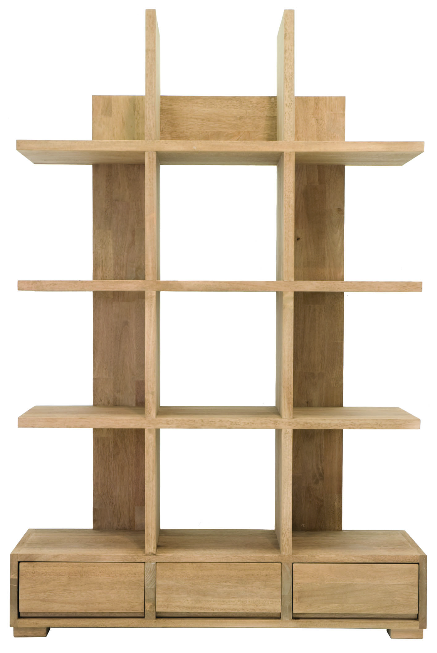 Bibliothèque étagère moderne hévéa 172cm OLGA
