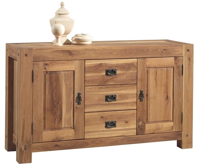 Buffet 2 portes chêne massif 150cm FJORD