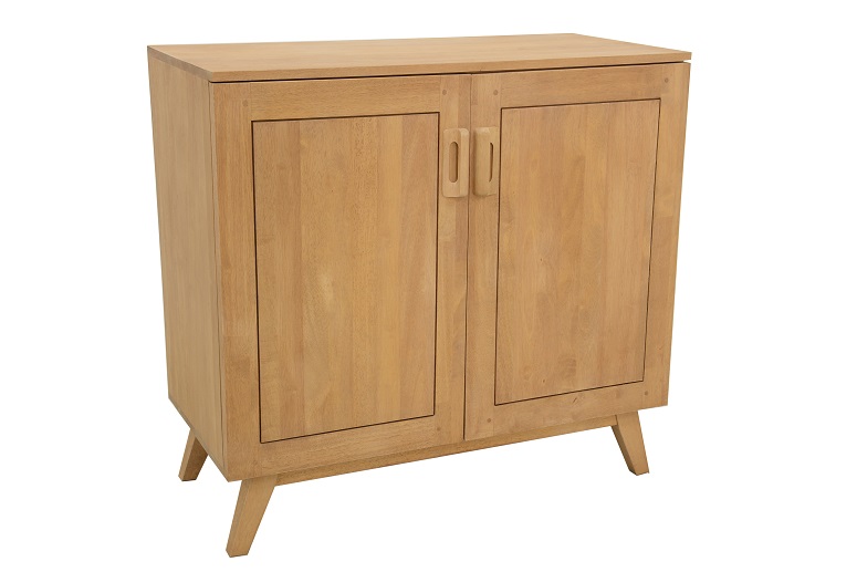 Buffet Hévéa 2 portes 90x42x85cm SIXTIES