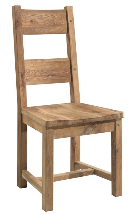 Chaise en chêne massif FJORD (lot de 2)
