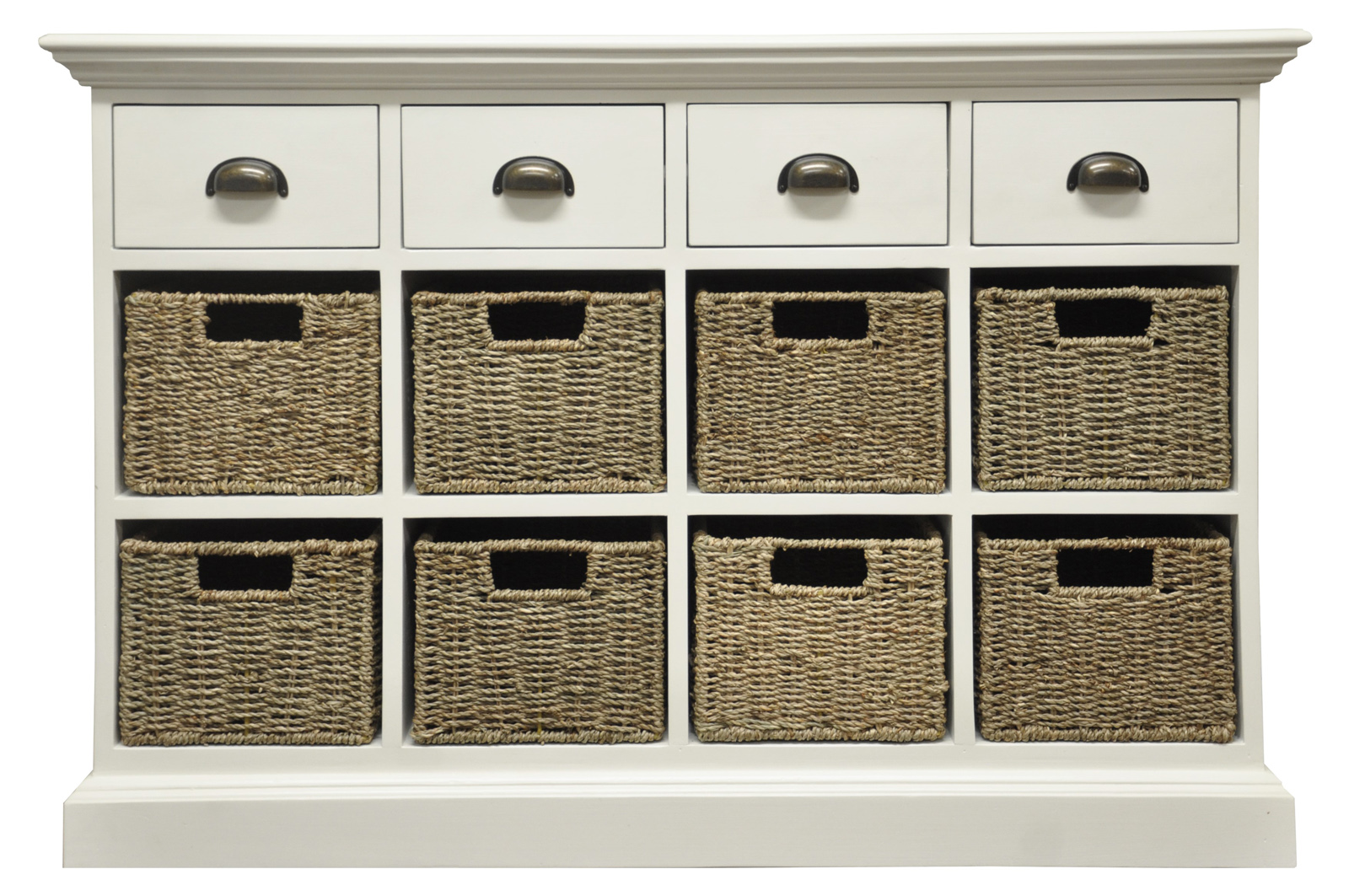 Commode blanche en bois ROYAN