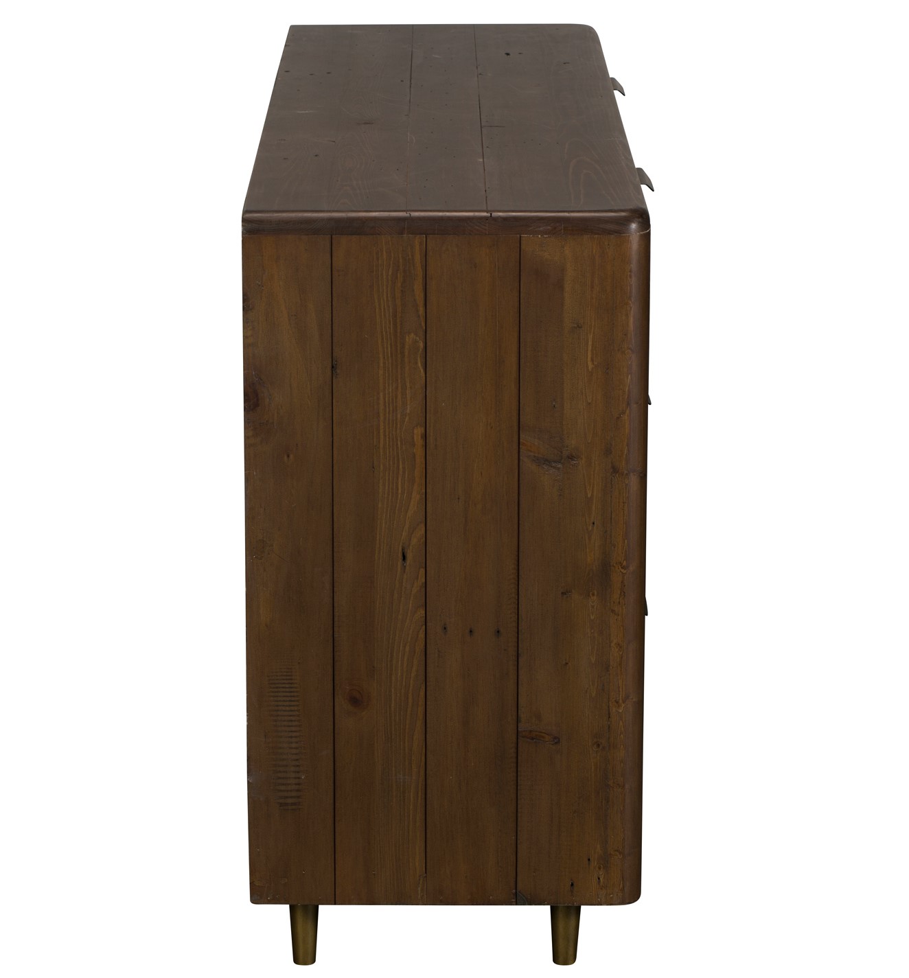 Commode bois recyclé brun 6 tiroirs QUEENSTOWN