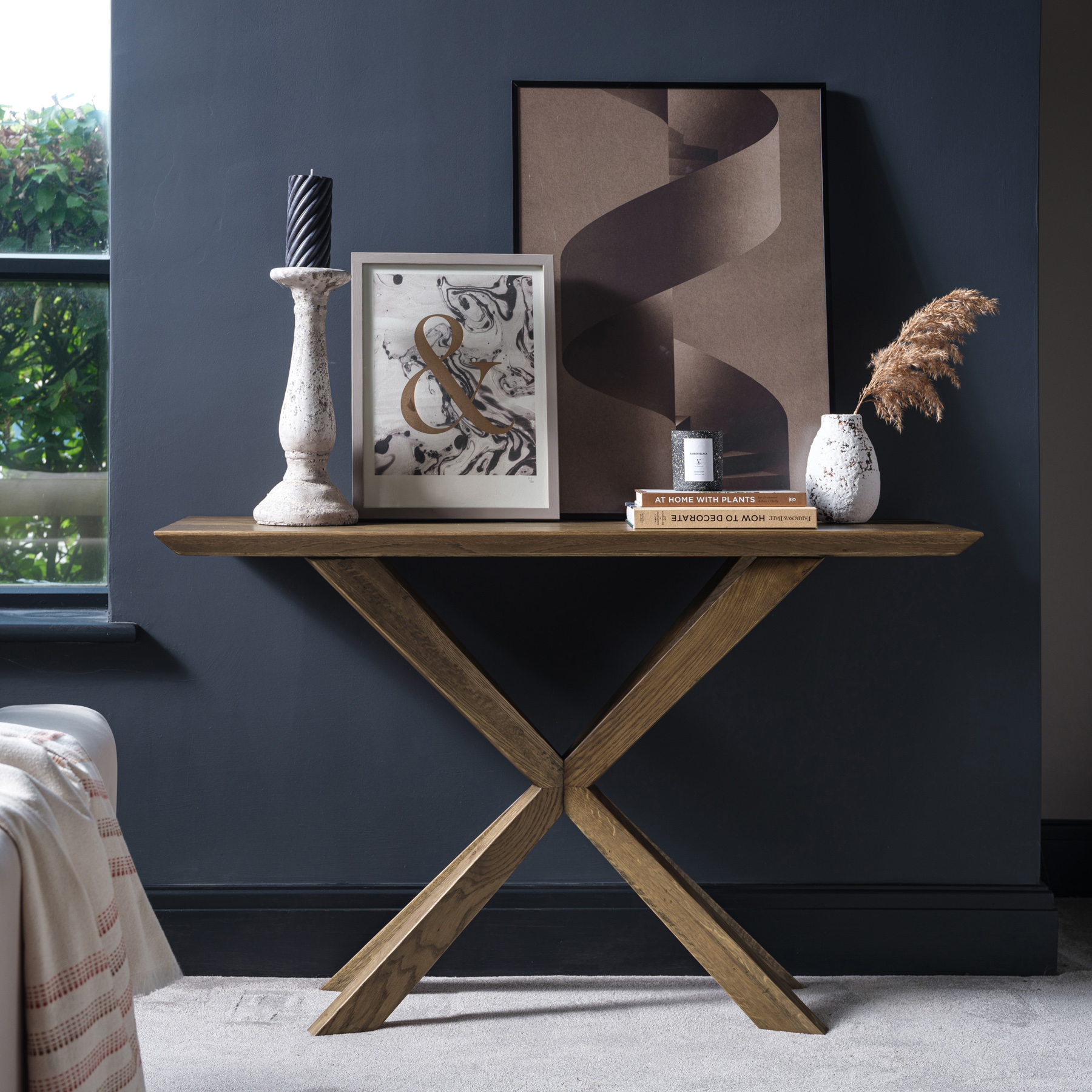 Console en bois de chêne moderne MANHATTAN