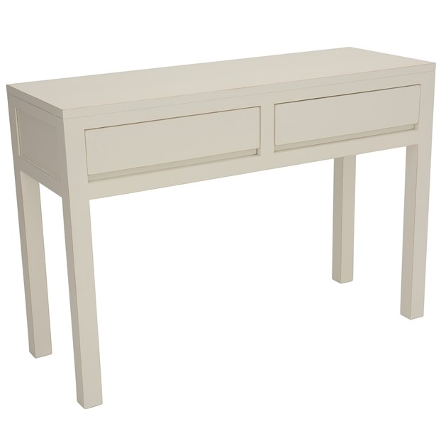 Console hévéa 2 tiroirs 110CM OLGA