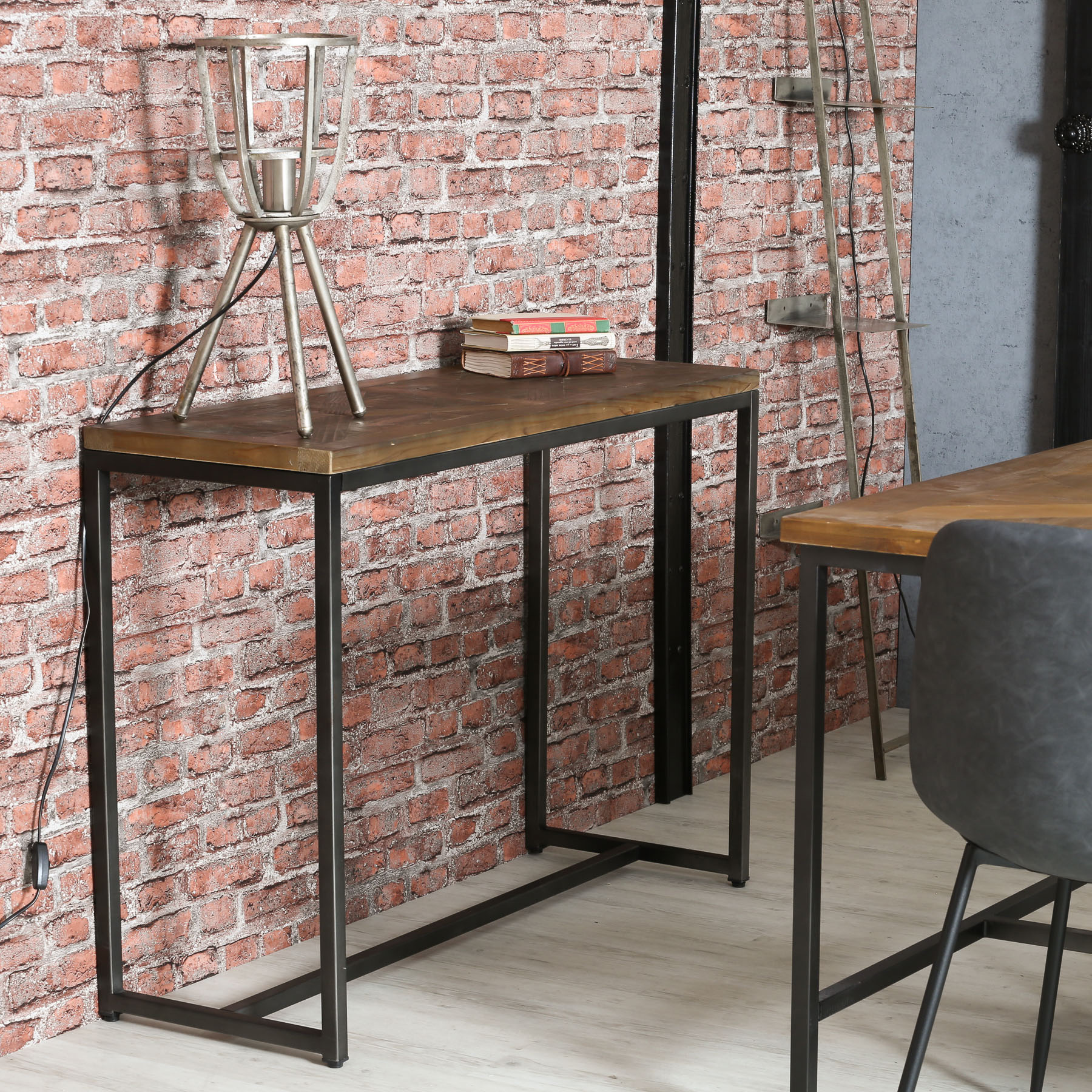 Console marqueterie 110 cm VARSOVIE