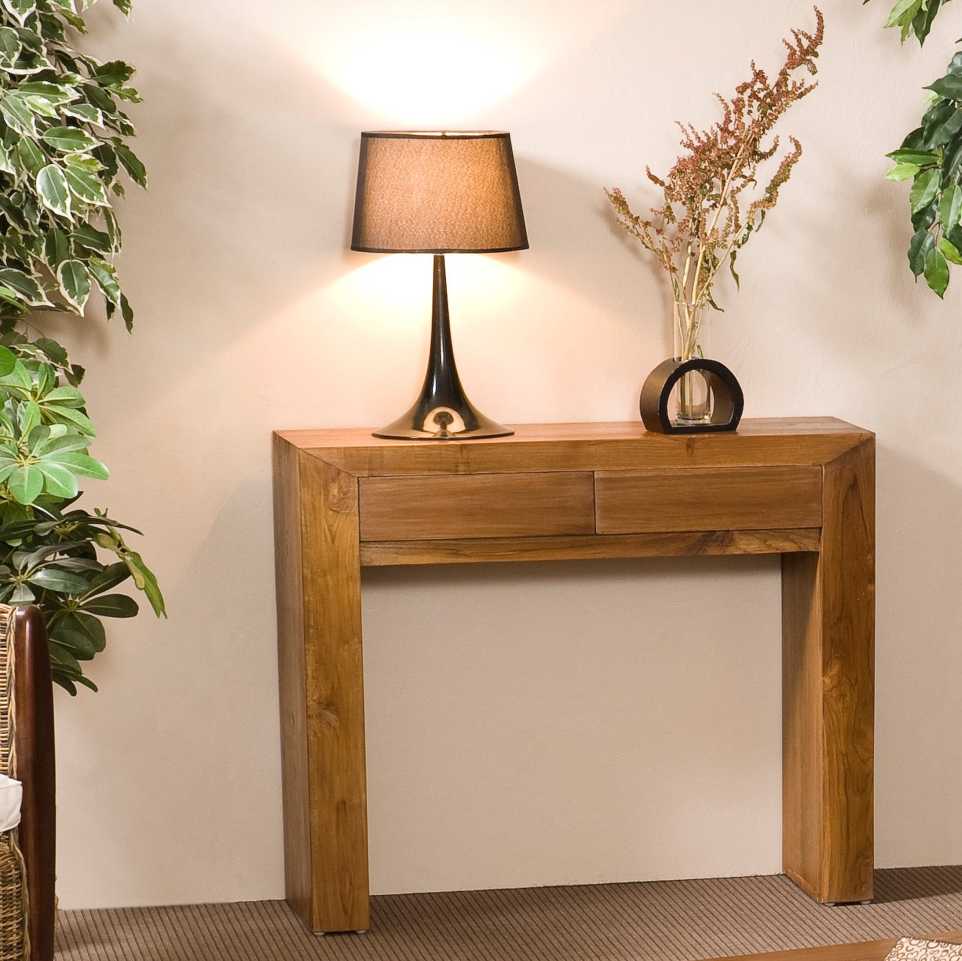 Console moderne teck BISHO