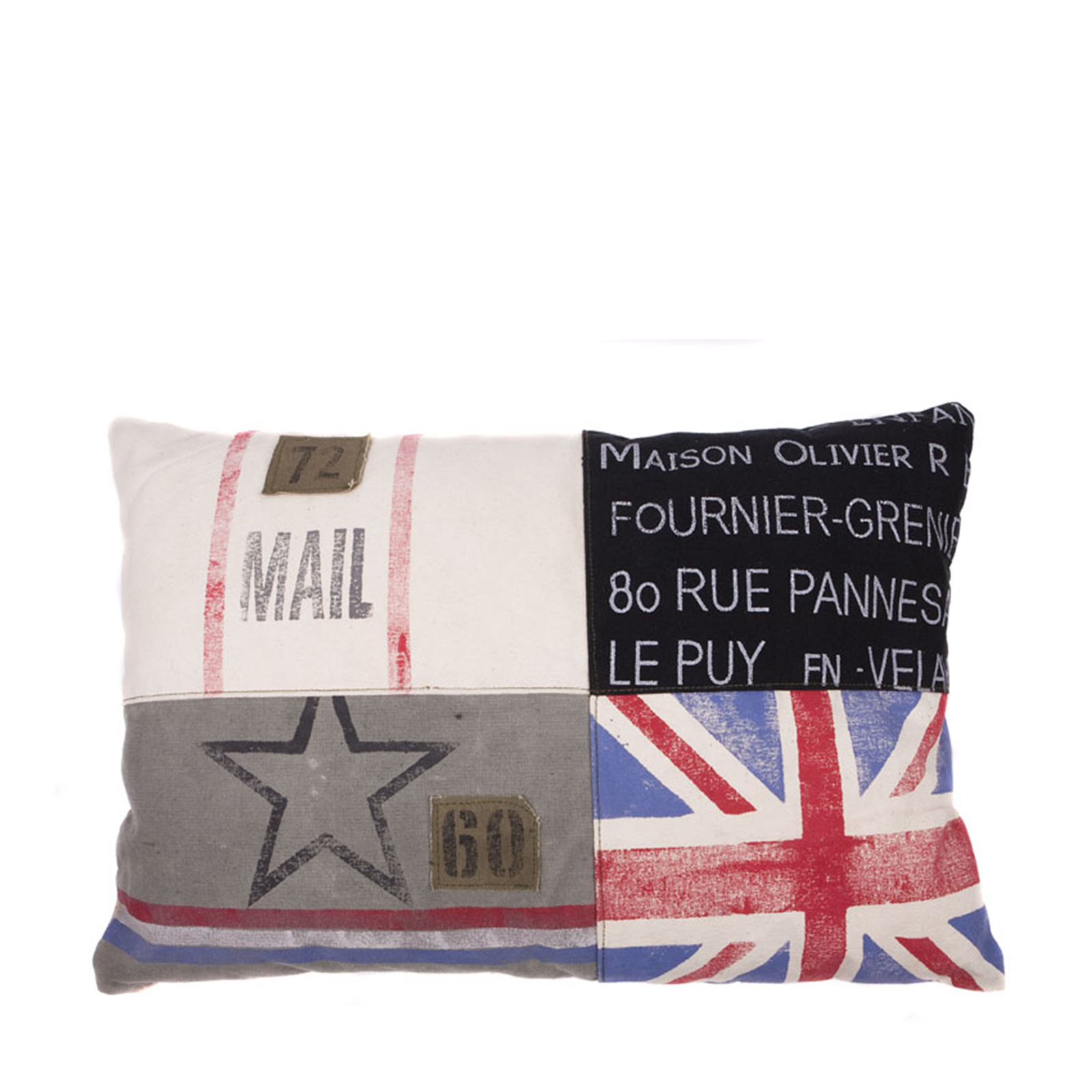 Coussin vintage drapeau anglais