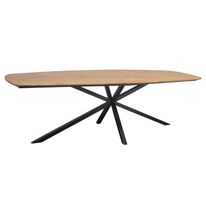 Grande table à manger en bois de teck recyclé 280 cm DEPOK