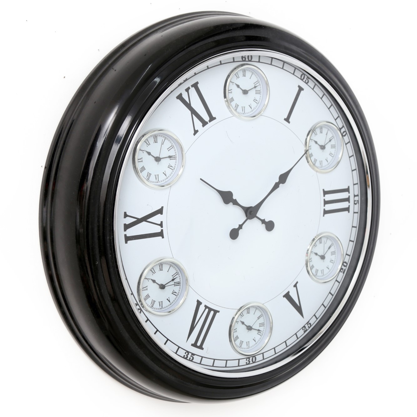 Horloge murale multiple D 65 cm