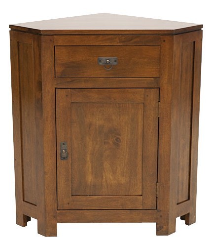 Meuble d'angle hévéa 88CM HELENA
