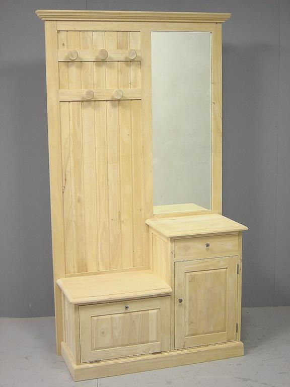 Meuble d'entrée vestiaire Tradition 2P 1T 190 cm