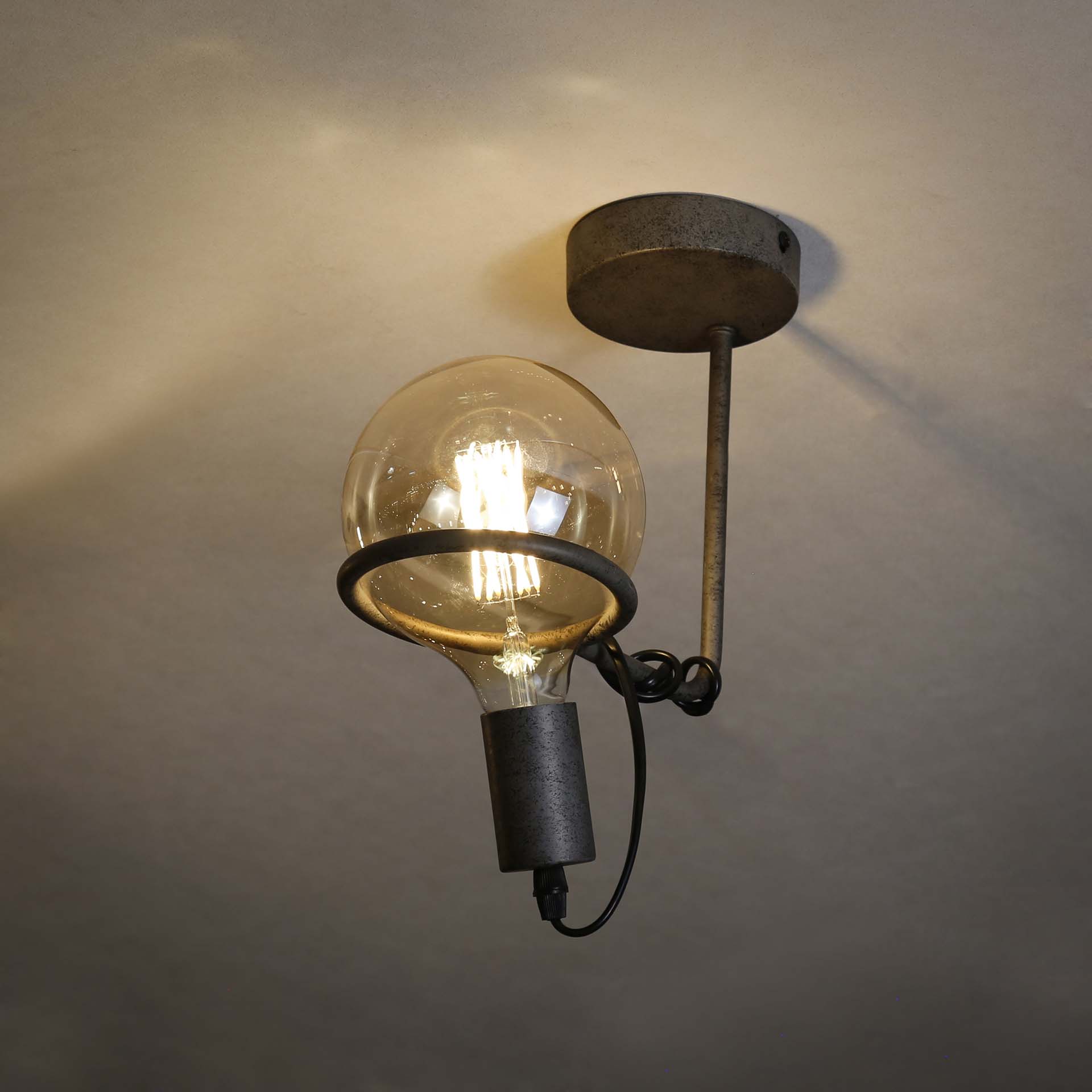 Plafonnier industriel baladeuse 1 lampe RALF