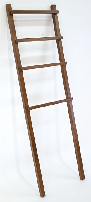 Porte serviette échelle hévéa h160cm OLGA