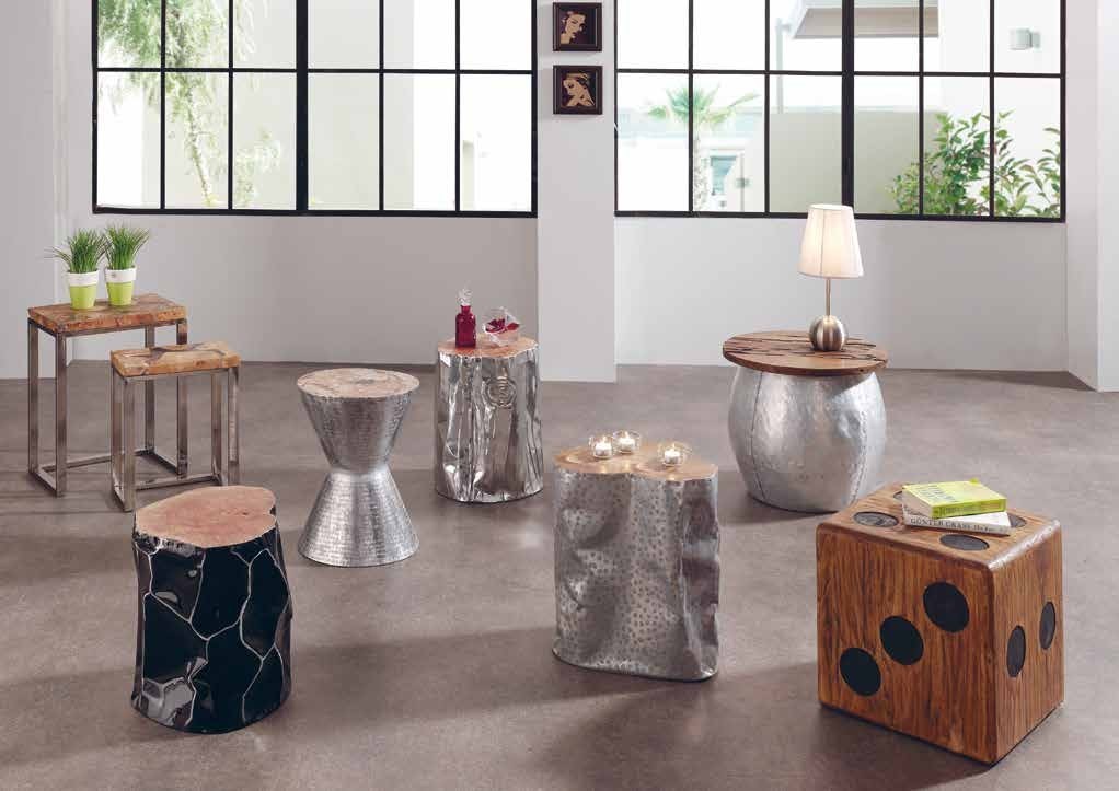 Pouf Dé Moderne 40cm Mindi MARRAKECH