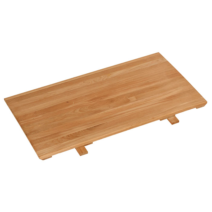 Rallonge pour table à manger en bois de chêne finition miel ESSEN