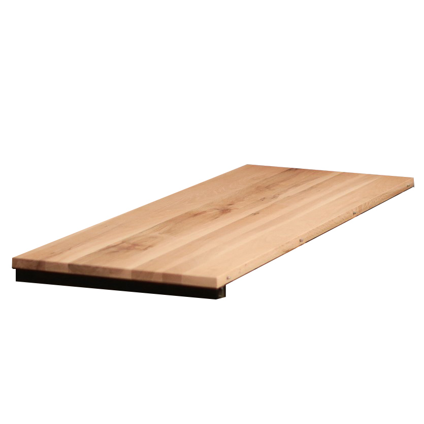 Rallonge pour table ronde extensible en chêne blanc 140 cm PALERME (50 cm)