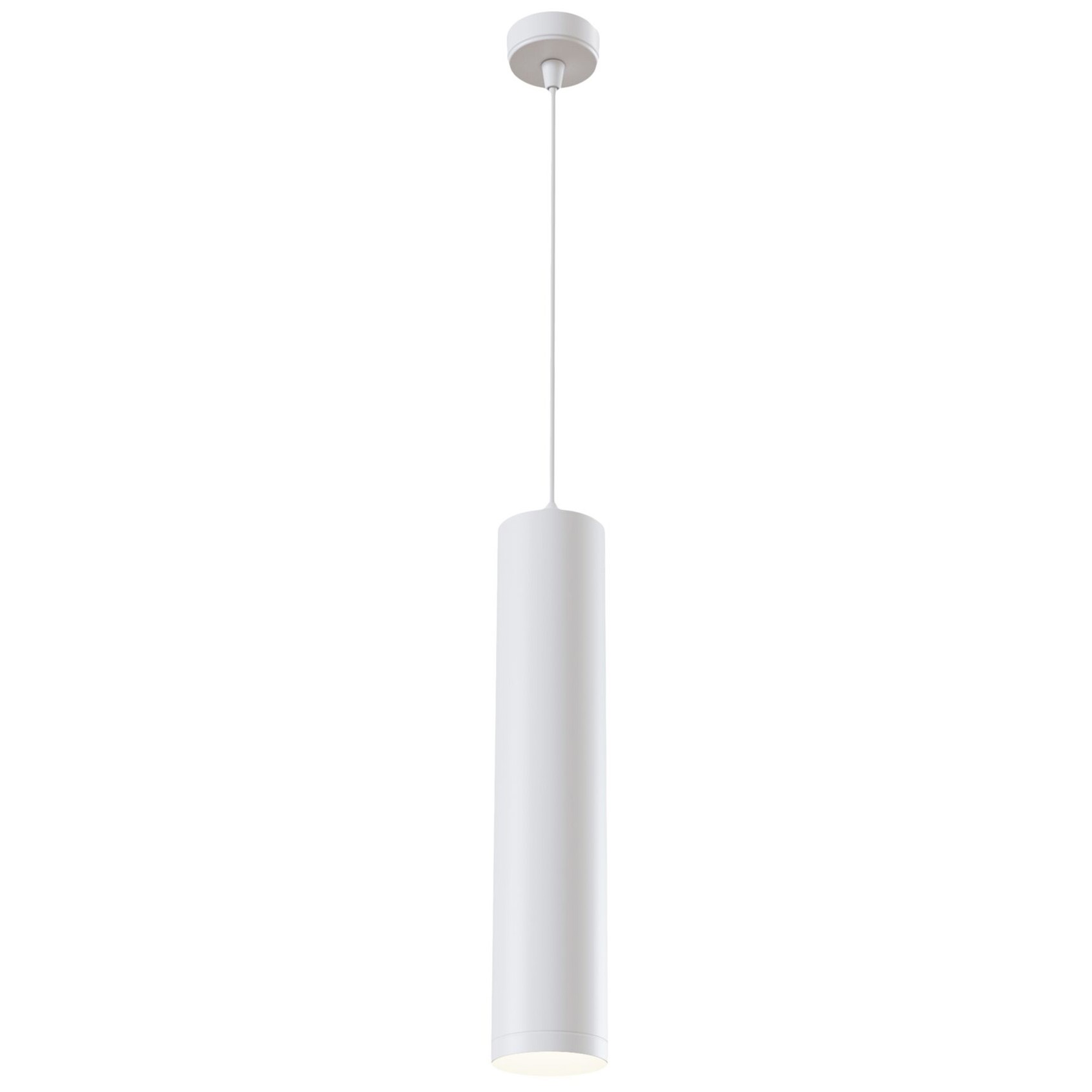 Suspension cylindre finition blanc MODENE