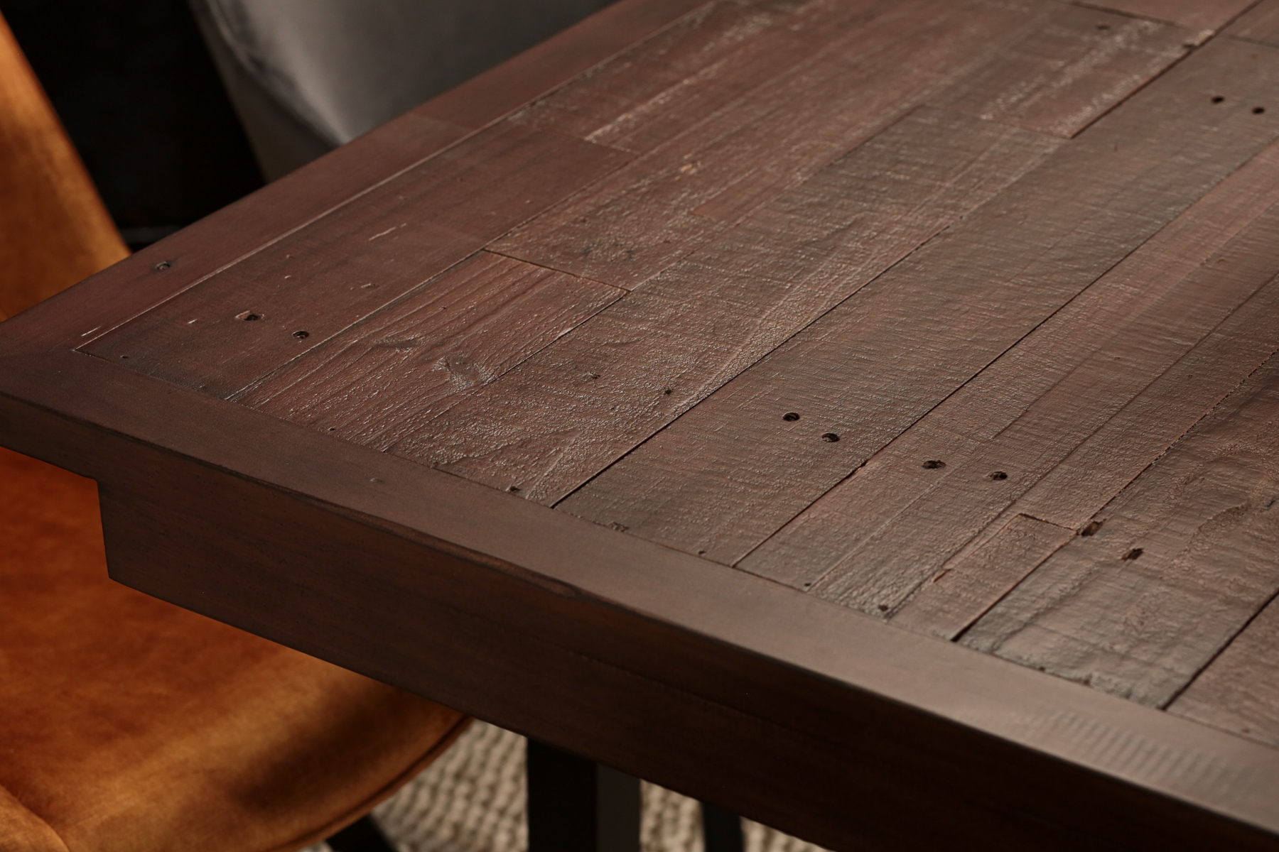 Table à manger extensible bois recyclé 140-180 SAMOA