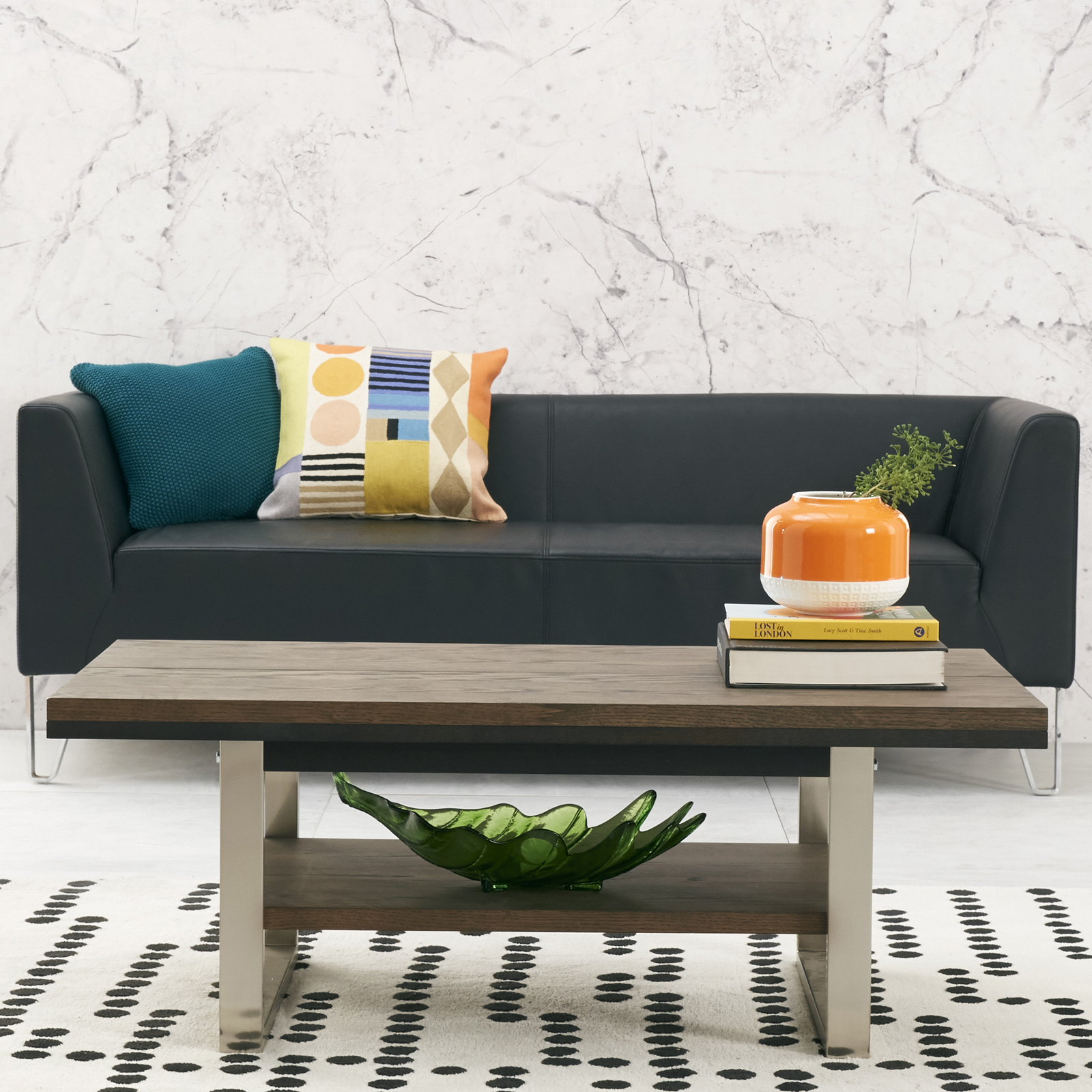 Table basse double plateau RIMINI