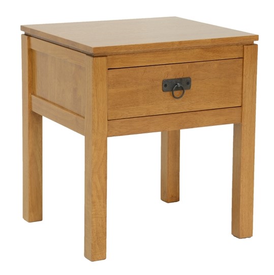 Table de Chevet Hévéa 1 tiroir 45x40x50cm HELENA