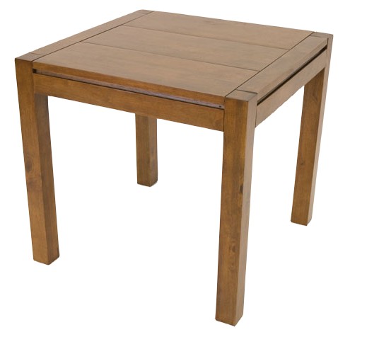 Table de repas Hévéa 80x80x76cm OLGA