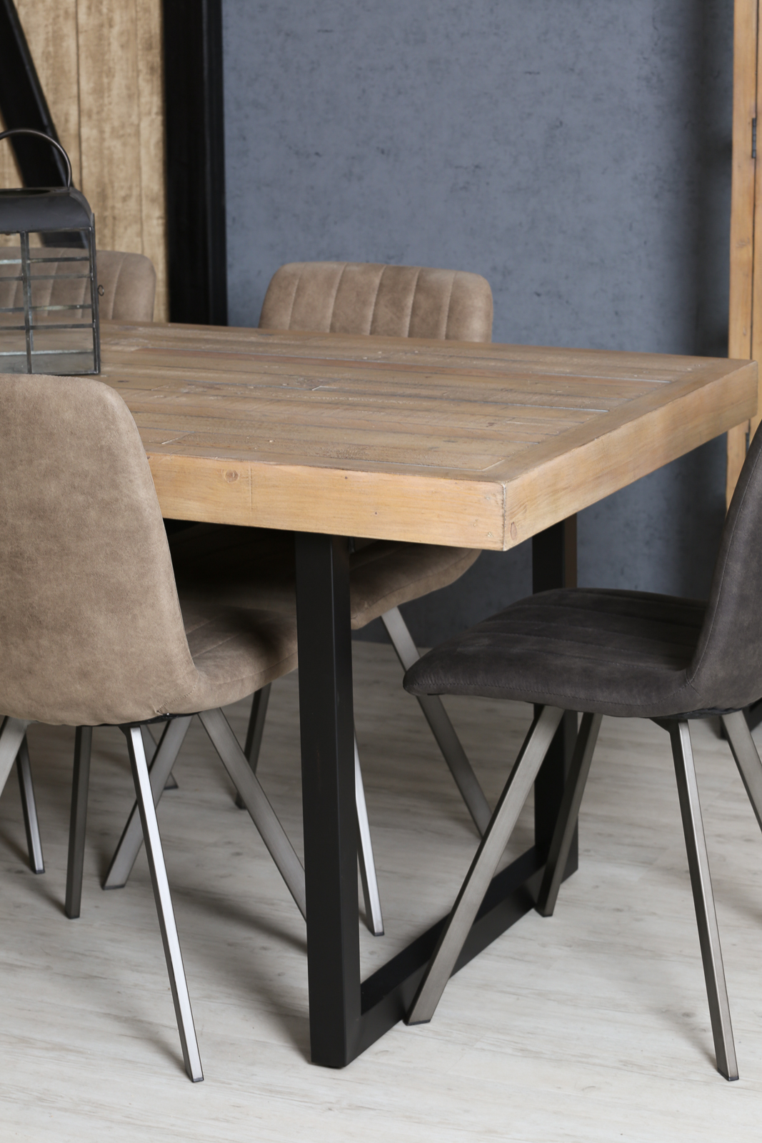Table de salle à manger en bois recyclé 180 cm AUCKLAND