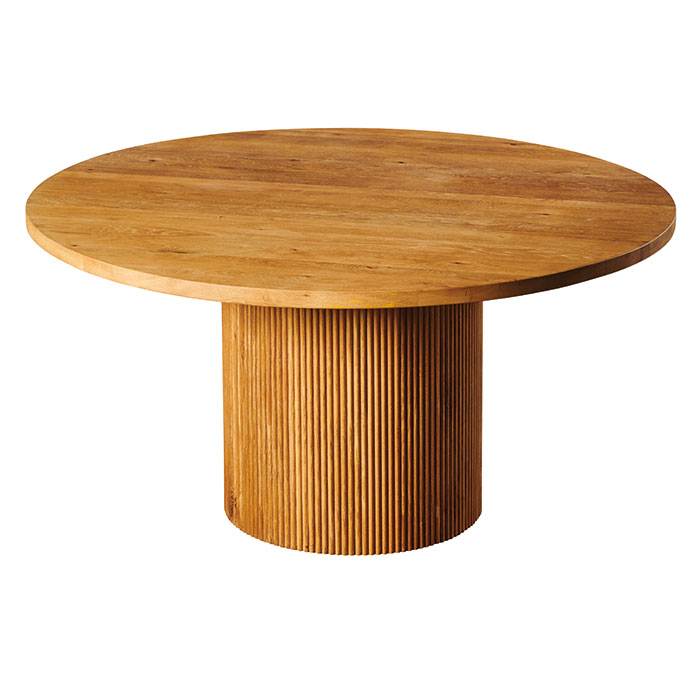 Table ronde moderne pied central 130 cm IENA