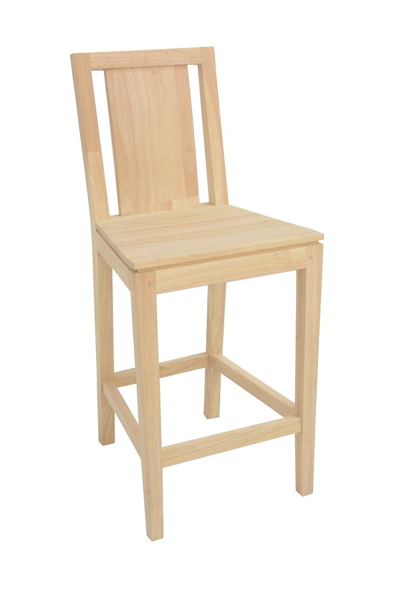 Tabouret de bar Hévéa 42x46x97 HELENA