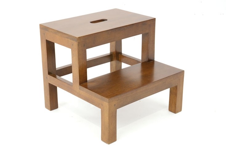 Tabouret Escalier Hévéa 40x40x36cm TRADITION