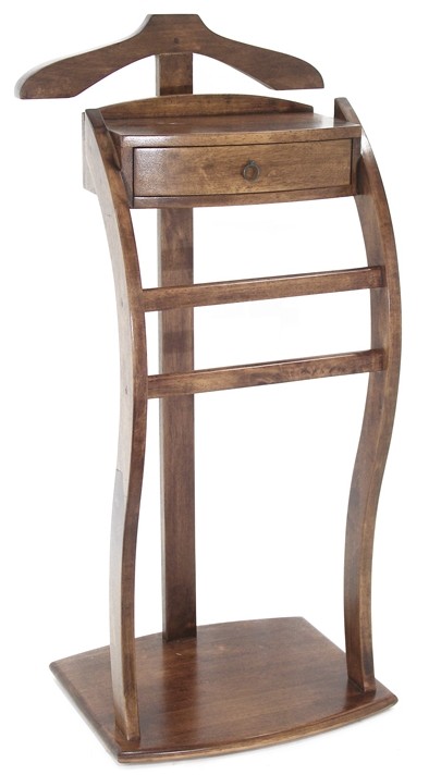 Valet de chambre 1 tiroir hévéa 105cm TRADITION